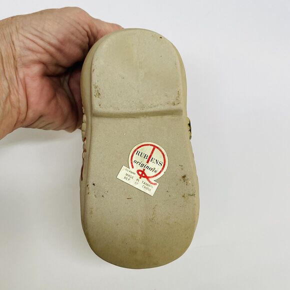 Rubens Originals Shoe Boot  Planter Vintage Ceramic  6.5 x 3"  Pottery - Picture 6 of 9